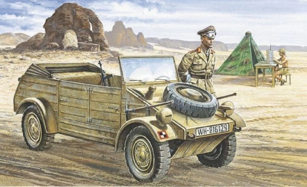 Italeri Model Kit military 0312 VW Typ 82 KUBELWAGEN 1:35