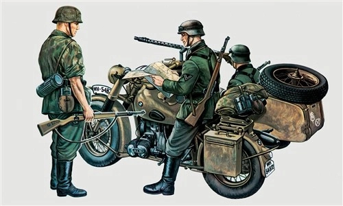 Italeri BMW R75 with sidecar 1:35