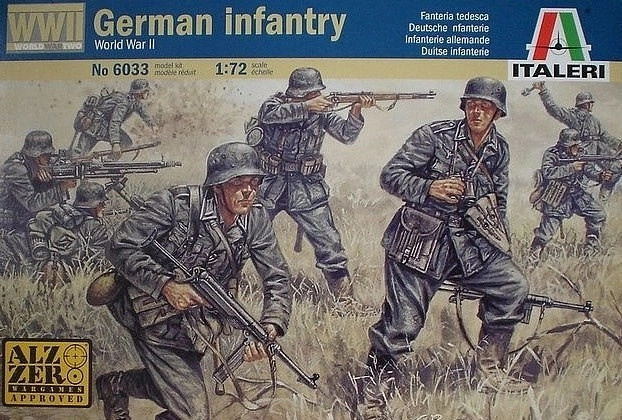 Corfix Model Kit 6033 WWII GERMAN INFANTRY 1:72