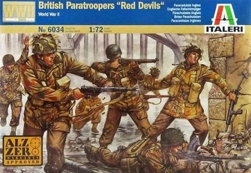 Corfix Model Kit 6034 WWII BRITISH PARATROOPERS 1:72