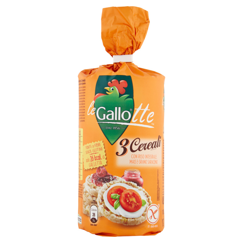 Gallo Gallotte Chlebíčky 3 Cereali 100g
