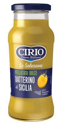 Cirio krémová passata ze žlutých rajčat (Vellutata Dolce Datterino) 350g