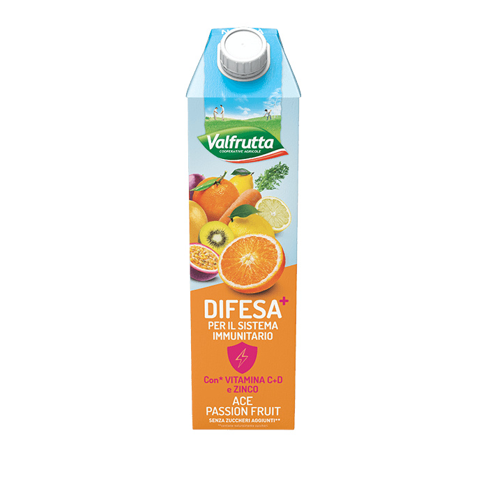Valfrutta ovocná šťáva ACE s mučenkou (Difesa+ ACE passion fruit) 1l