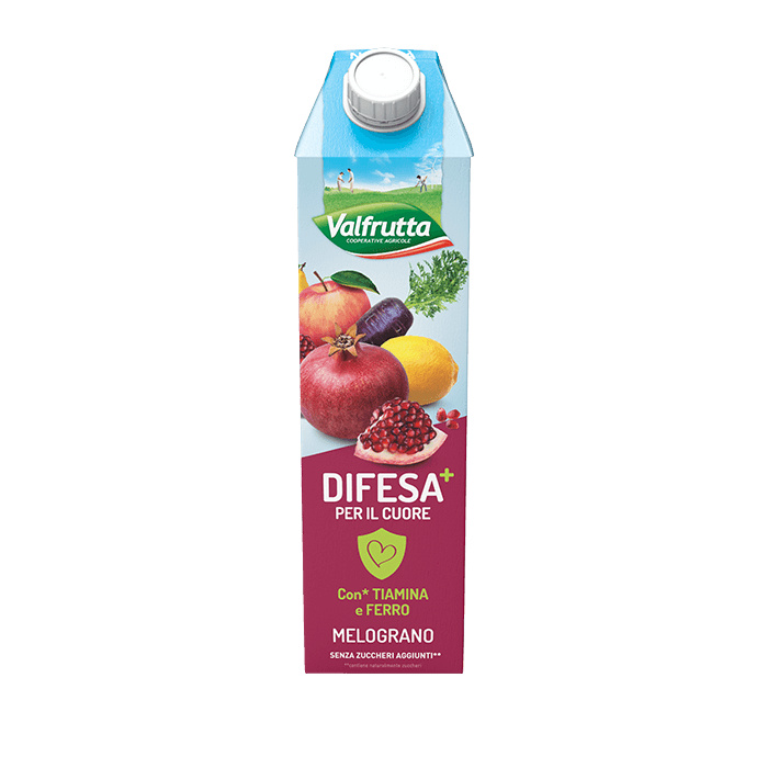 Valfrutta ovocná šťáva s granátovým jablkem (Difesa+ Melograno)1l