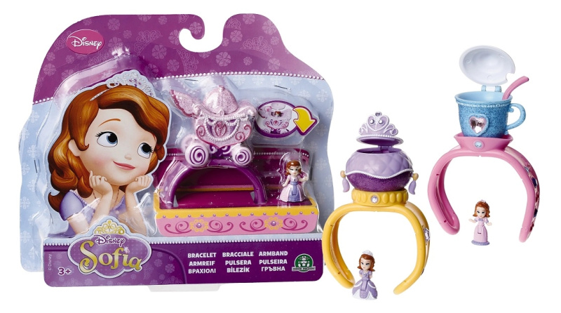 Náramek s mini panenkou DISNEY Její Výsost Zosia a tajným šálkem