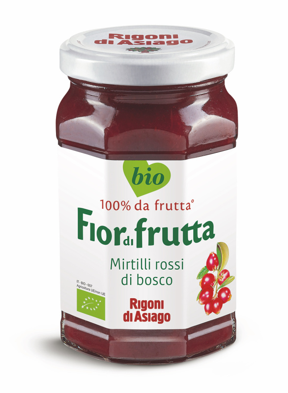 Rigoni di Asiago Rigoni Džem z brusinek (Mirtilli rossi di bosco) BIO 250g