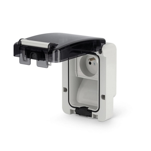 Venkovní zásuvka pod omítku (bez krabice) SCAME PROTECTA IP66 137.4511