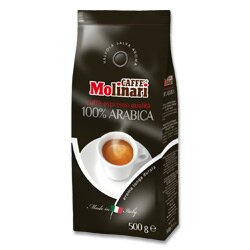 Caffe Molinari 100% Arabica - zrnková káva - 500 g