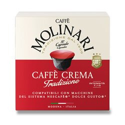 Caffe Molinari - kávové kapsle - Caffé Crema Tradizione, 16 ks