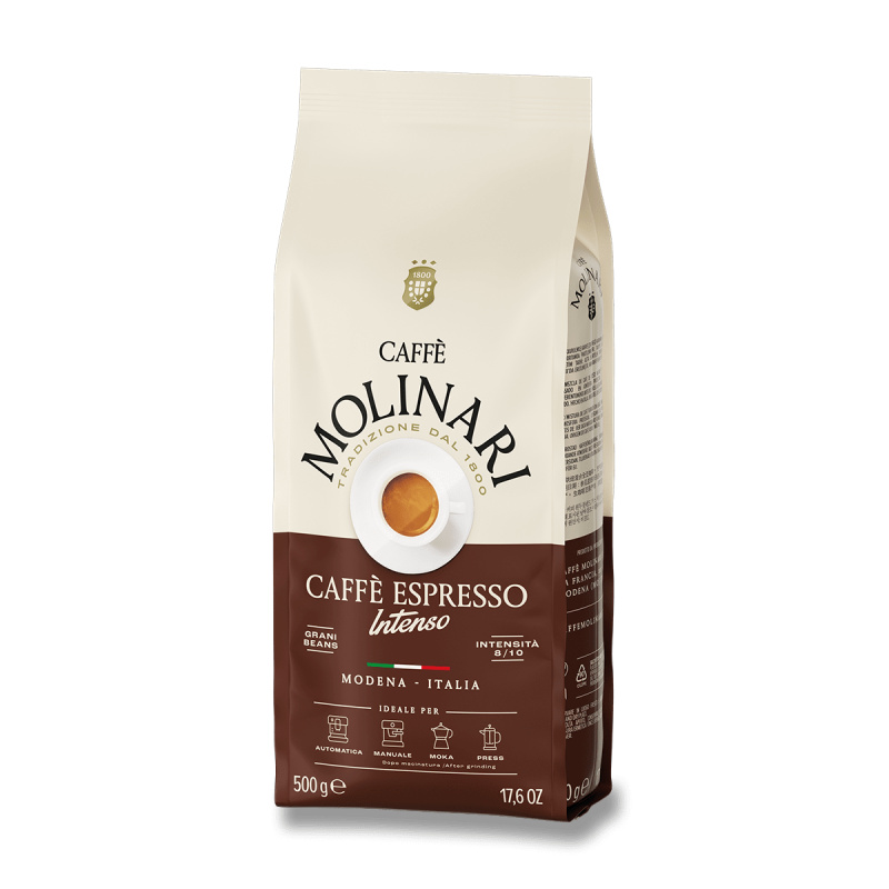 Caffe Molinari Intenso - zrnková káva - 500 g