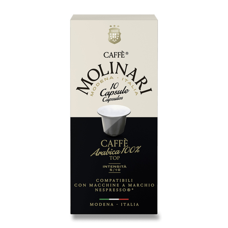 Caffe Molinari - kávové kapsle - 100% Arabica, 10 ks