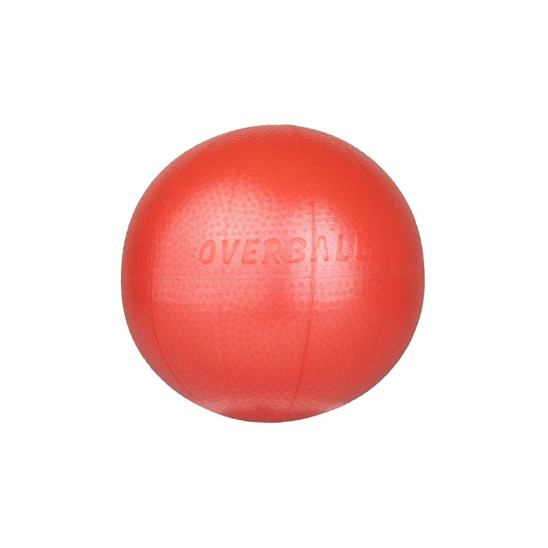Míč GYMNIC Softgym Over 23 cm, krátká zátka, červená