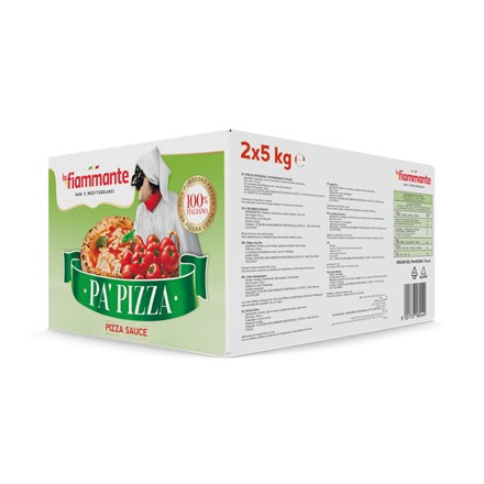 Drcená rajčata na pizzu 2 x 5 kg