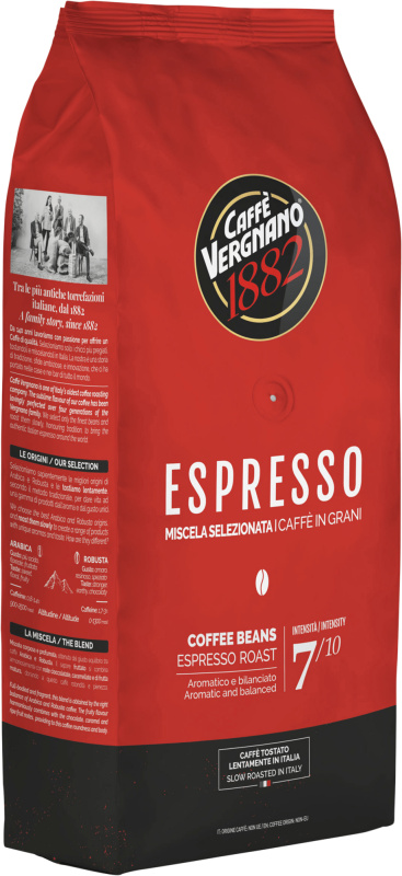 Caffè Vergnano 1882 Espresso pražená zrnková káva