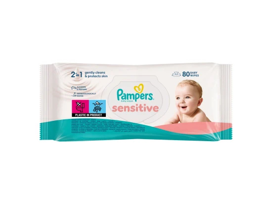 Pampers dětské ubrousky 80ks Sensitive