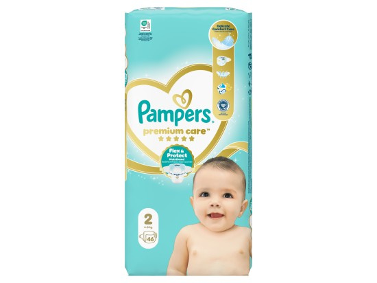 Pampers Premium Care Size 2 jednorázové pleny 4-8kg 46 ks