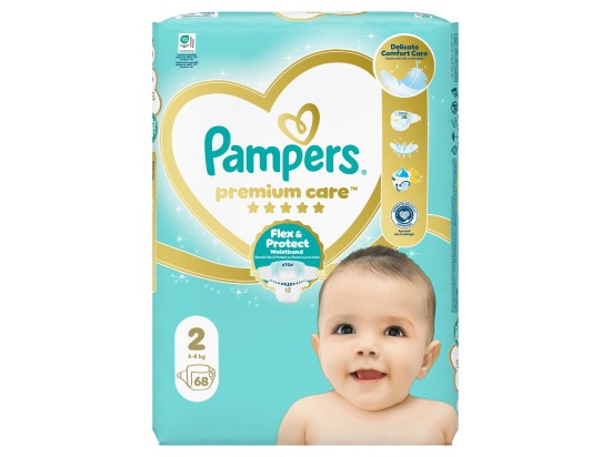Pampers Premium Care Size 2 jednorázové pleny 4-8 kg 68 ks