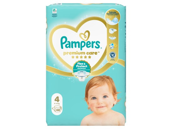 Pampers Premium JumboPack S4 (68ks/fol)