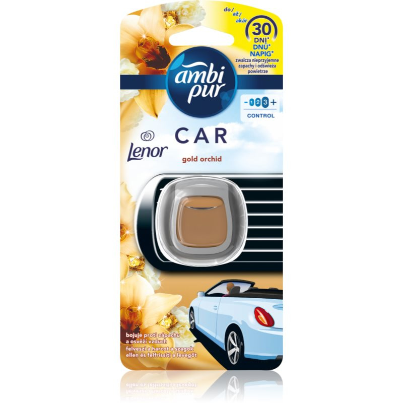 AMBI PUR Car Osvěžovač vzduchu do auta Gold Orchid 2 ml