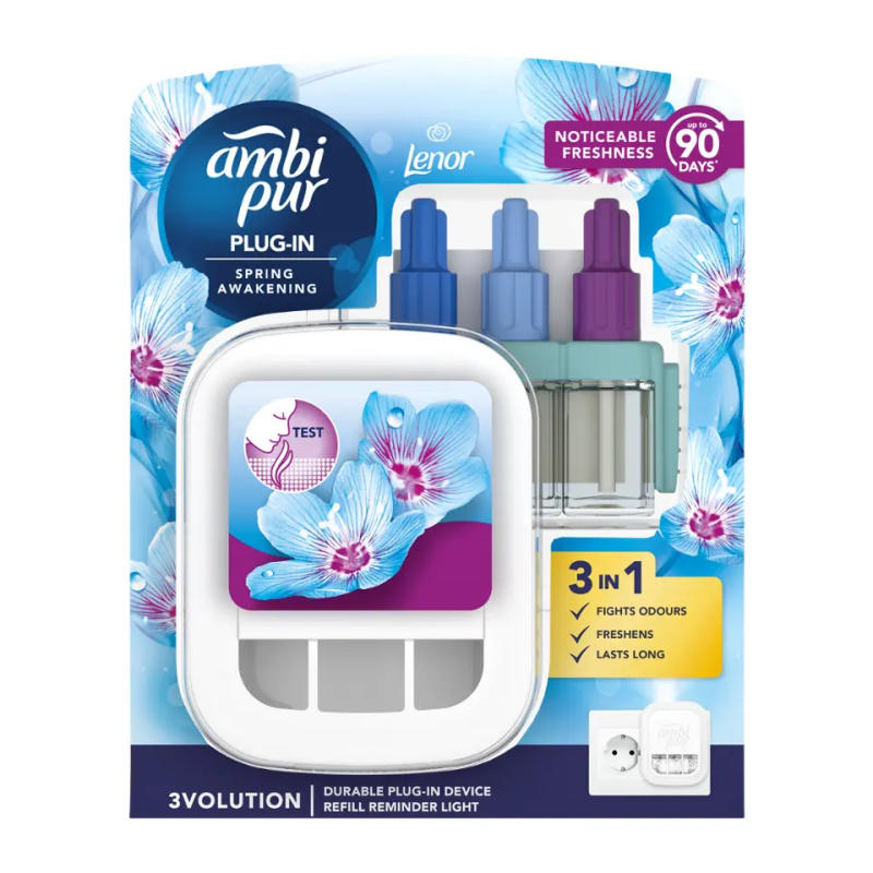 Osvěžovač vzduchu AmbiPur 3Volution - Lenor, strojek + náplň 20 ml