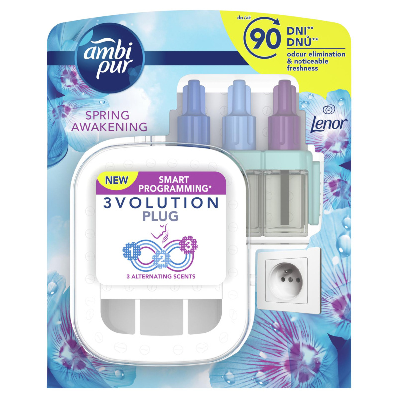 Osvěžovač vzduchu AmbiPur 3Volution - Lenor, strojek + náplň 20 ml