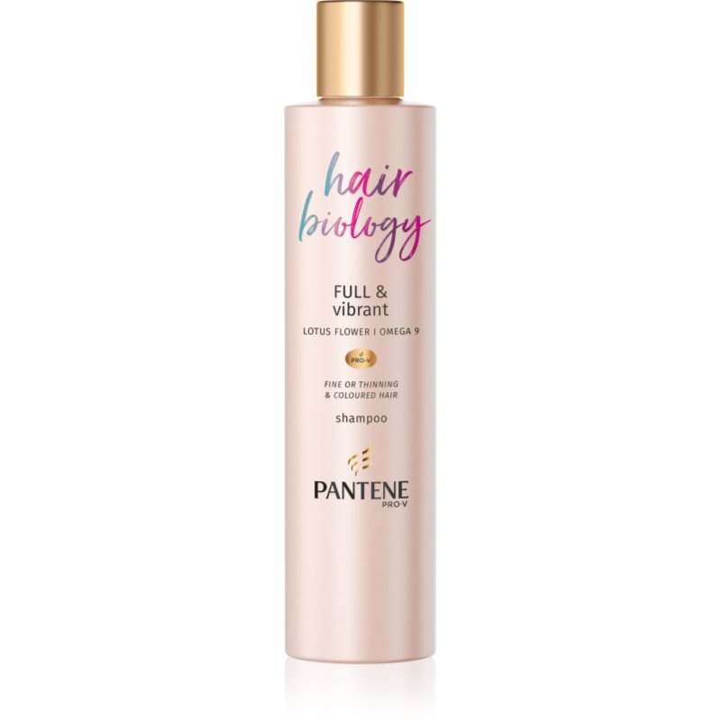 Pantene Hair Biology Full & Vibrant čisticí a vyživující šampon pro slabé vlasy 250 ml