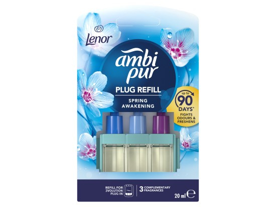 Ambi Pur 3 Volution - náplň do el. osvěžovače vzduchu - Lenor Spring, 20 ml