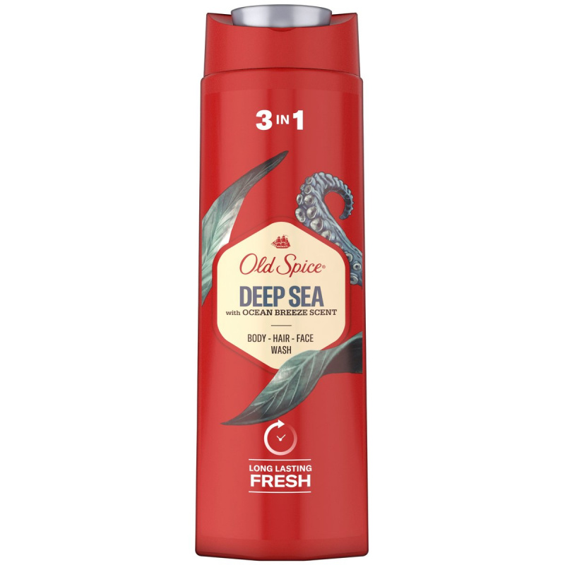 Old Spice Deep sea sprchový gel XL 3v1 s vůní přímořských citrusů a květů