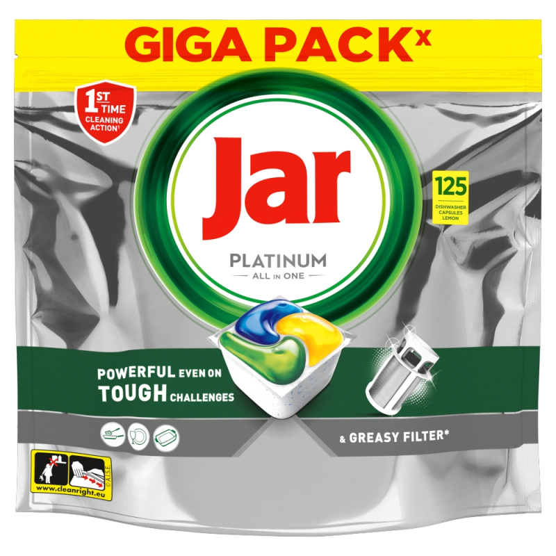 Jar Platinum Lemon kapsle do myčky