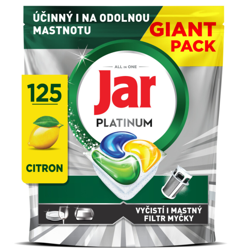 Jar Platinum Lemon kapsle do myčky