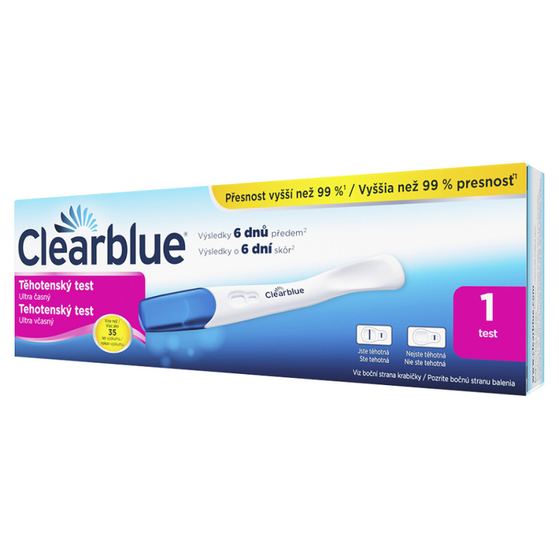 Clearblue ULTRA ČASNÝ těhotenský test 1ks