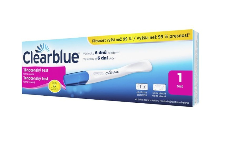 Clearblue ULTRA ČASNÝ těhotenský test 1ks