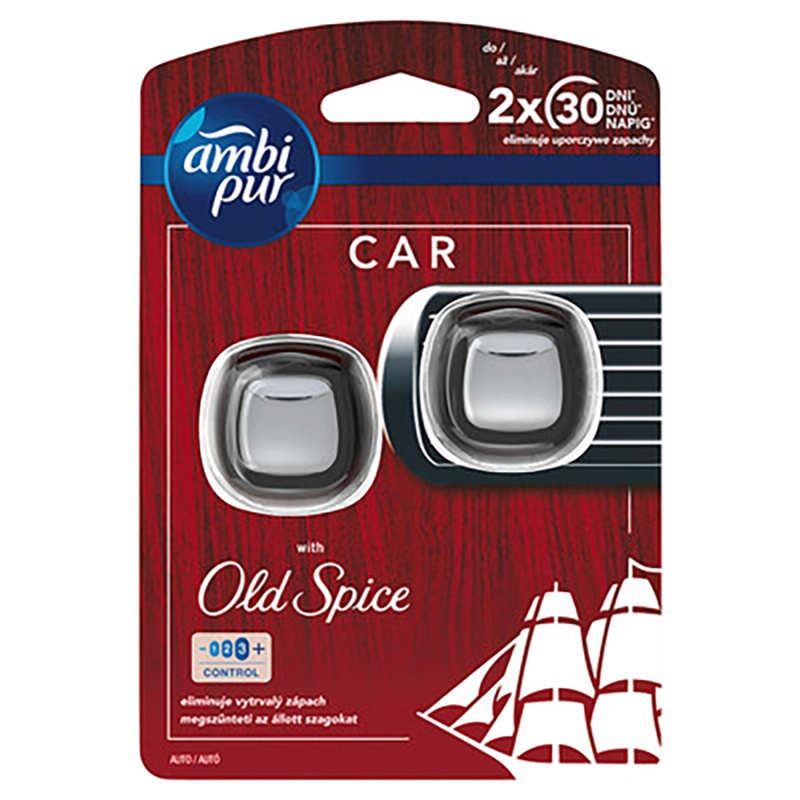 AmbiPur Car Old Spice osvěžovač vzduchu do auta 2x2 ml