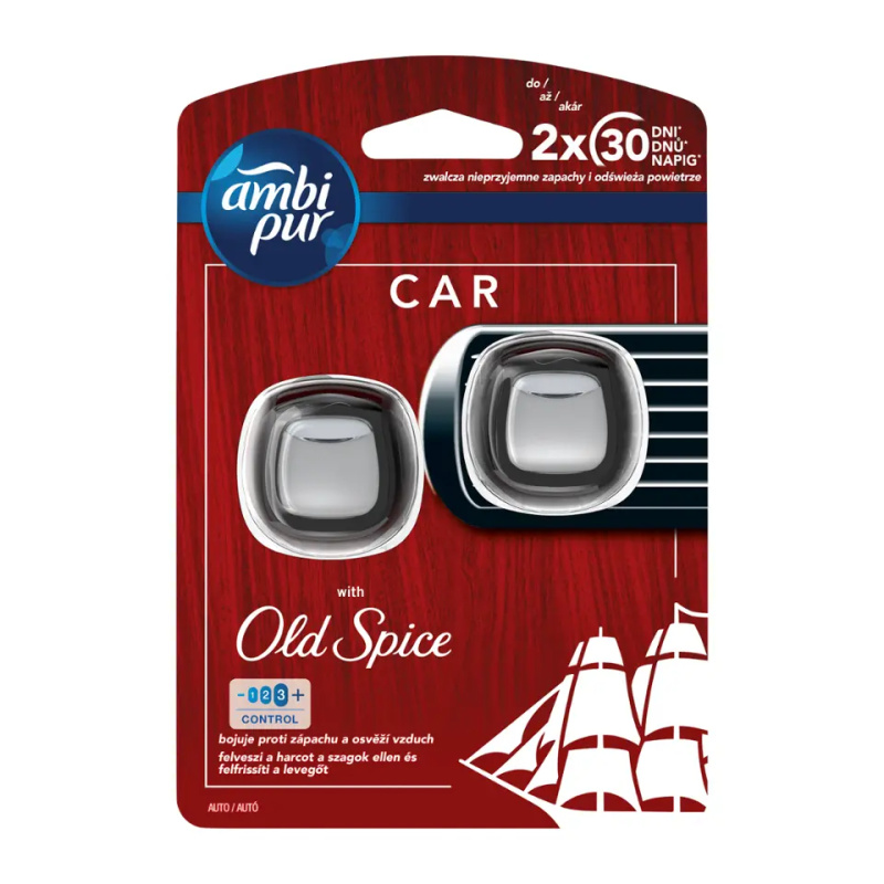 AmbiPur Car Old Spice osvěžovač vzduchu do auta 2x2 ml