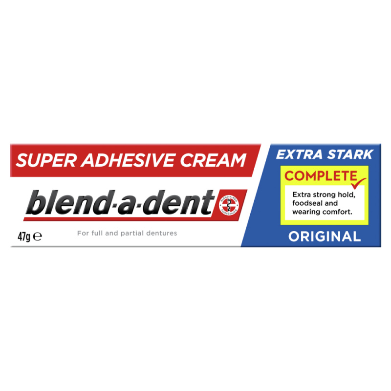 Blend-a-dent Extra Strong Original fixační krém pro zubní náhrady 47 g