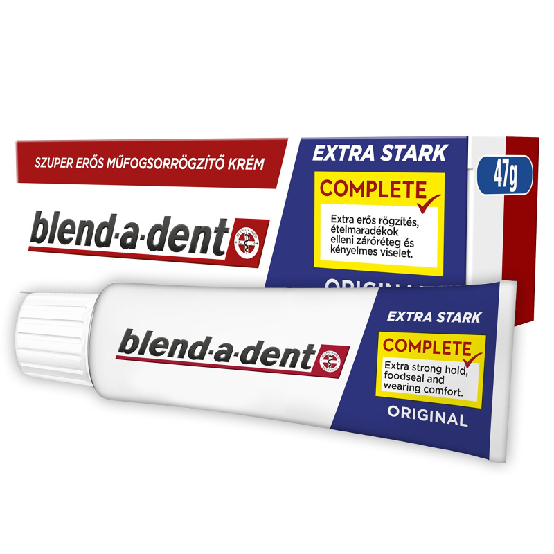Blend-a-dent Extra Strong Original fixační krém pro zubní náhrady 47 g