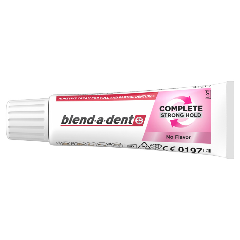 Blend-a-dent Extra Strong Neutral fixační krém pro zubní náhrady 47g