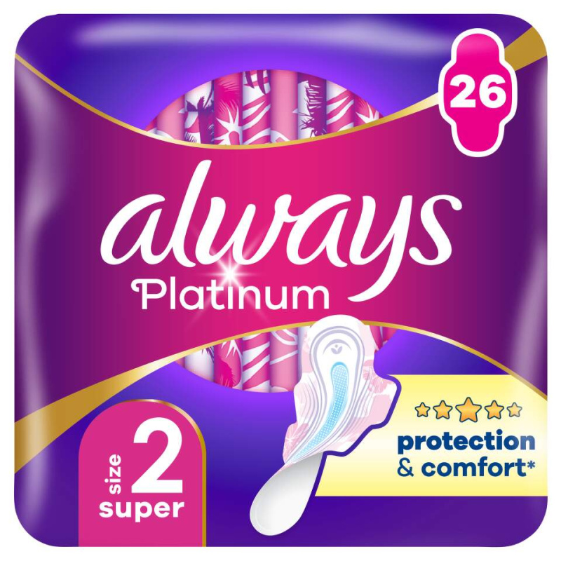 Always Platinum Super Size 2 vložky 26 ks
