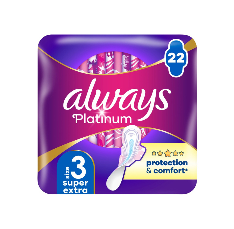 Always Platinum Night Size 3 vložky na noc 22 ks