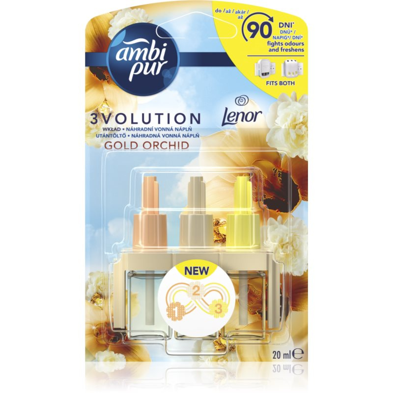Osvěžovač vzduchu AmbiPur 3Volution - zlatá orchidej, náplň 20 ml