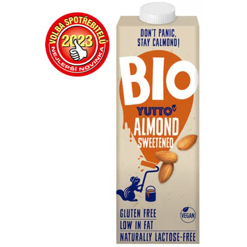 Yutto BIO Mandlový slazený nápoj