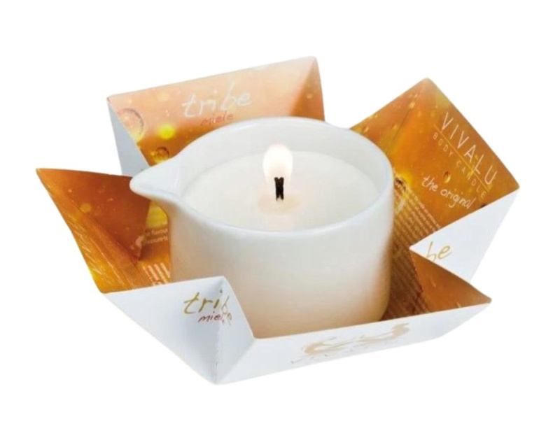 Vivalu Masážní svíčka medová 100 ml