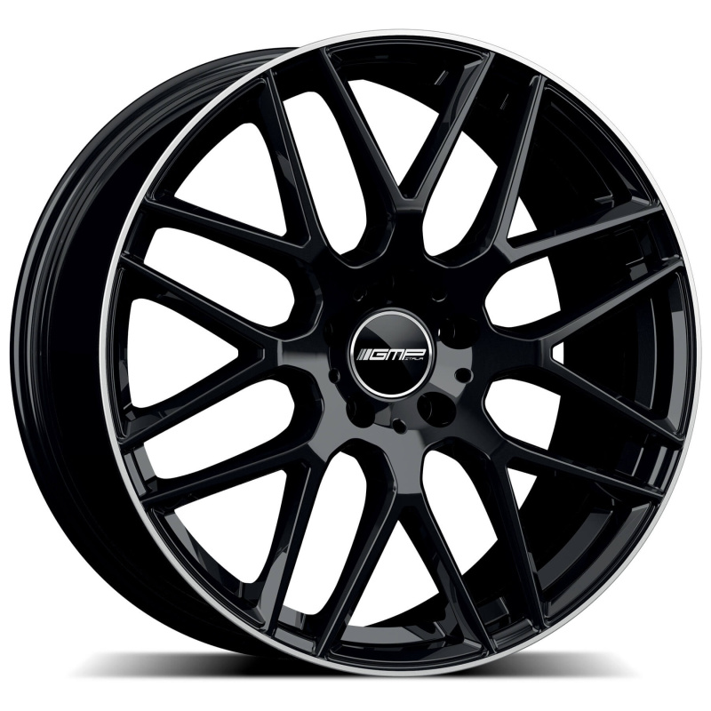 GMP BERGHEM 10X22 5X112 ET50/66.6 černá/leštěný okraj