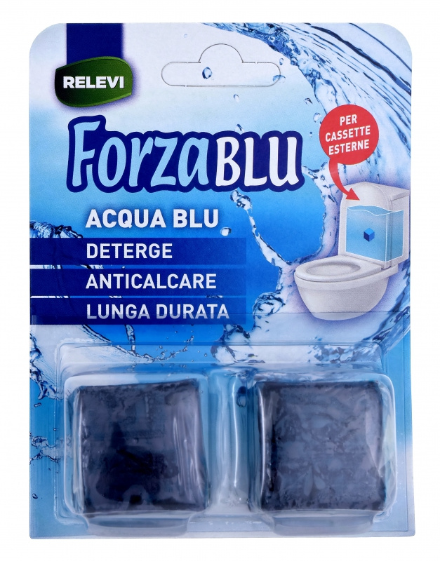 Kostky do nádrže Forzablu - aqua blue, 2x 50 g