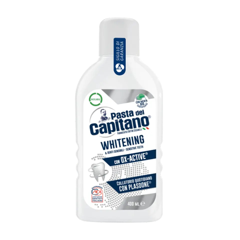 Pasta del Capitano ústní voda Whitening 400ml