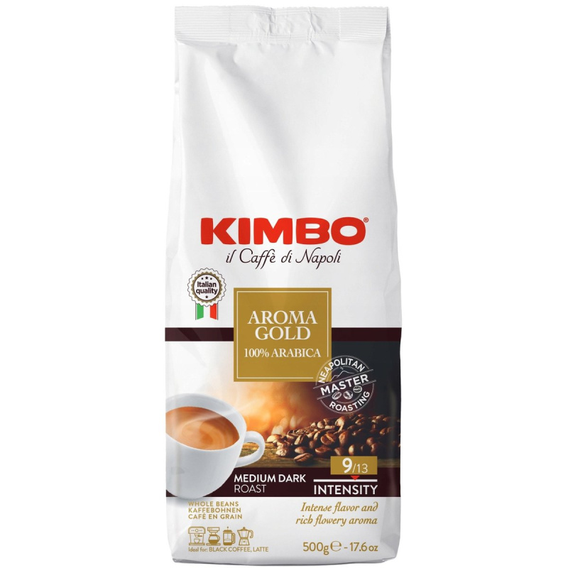 Kimbo Aroma gold Arabica grani zrnková káva