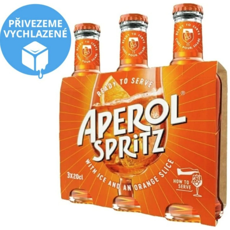 Aperol Spritz Bitter 9% obj. (3×20cl)