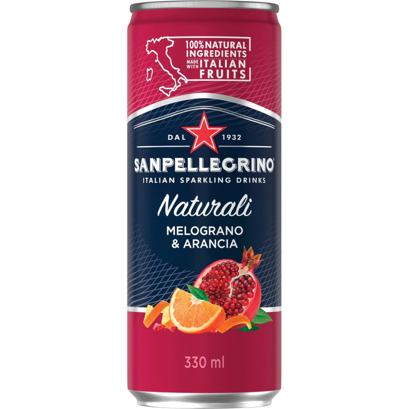 San Pellegrino Melograno Arancia plech