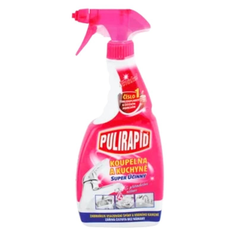 Pulirapid koupelna a kuchyně s přírodním octem 500 ml