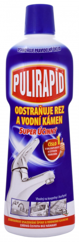 Čisticí prostředek Pulirapid - na rez a vodní kámen, 750 ml